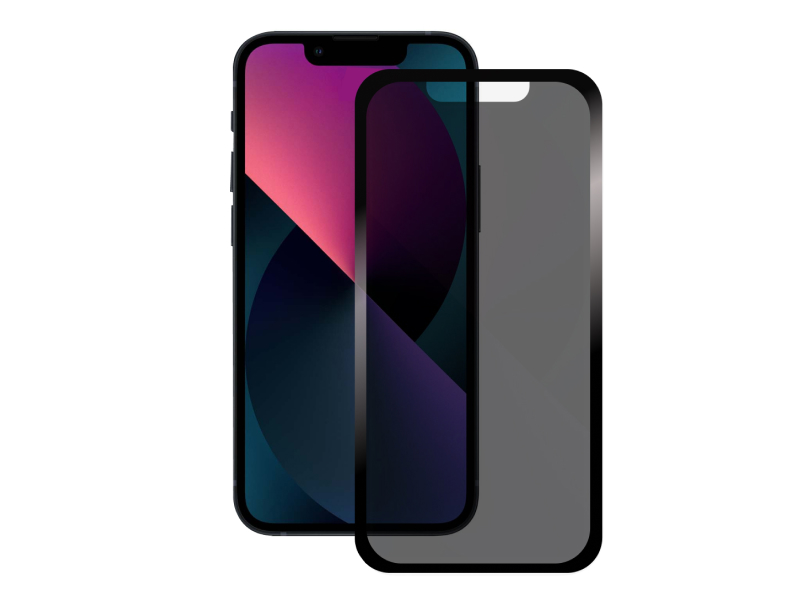 

Закаленное стекло DF для APPLE iPhone 13 Mini Anti-Spy Fullscreen Fullglue Black Frame iAntiSpy-04, APPLE iPhone 13 Mini