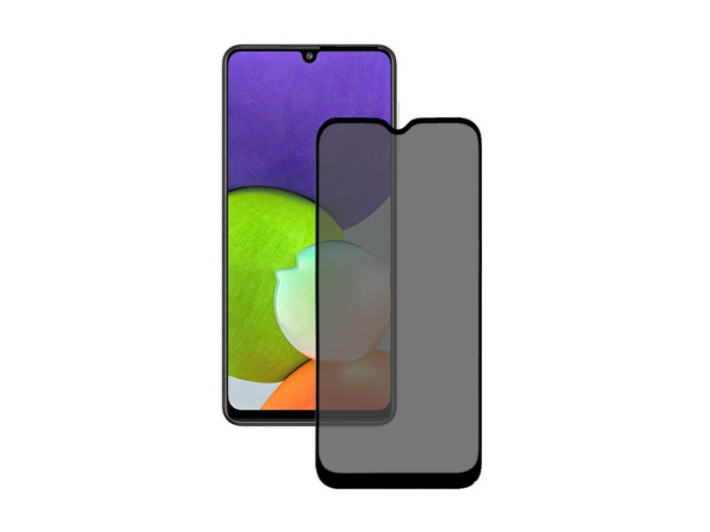 

Закаленное стекло DF для Samsung Galaxy A22 4G / M22 Anti-Spy Fullscreen Fullglue Black Frame sAntiSpy-05, Samsung Galaxy A22 4G / M22
