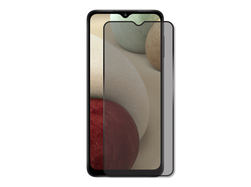 

Закаленное стекло DF для Samsung Galaxy A12 / M12 Anti-Spy Fullscreen Fullglue Black Frame sAntiSpy-04, Samsung Galaxy A12 / M12