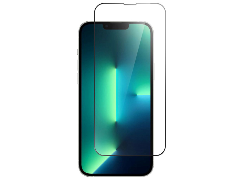 Защитное стекло Brosco для APPLE iPhone 13 Pro Max 0.3mm Black IP13PROMAX-FSP-GLASS-BLACK