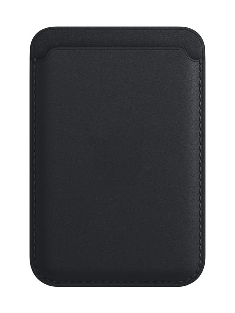фото Чехол-бумажник apple iphone leather wallet with magsafe midnight mm0y3ze/a