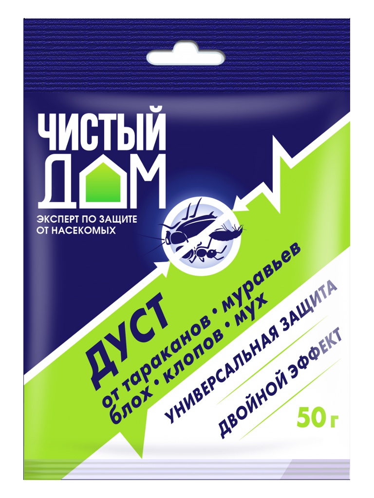 Средство защиты Чистый дом Дуст инсектицидный 50g 1087427