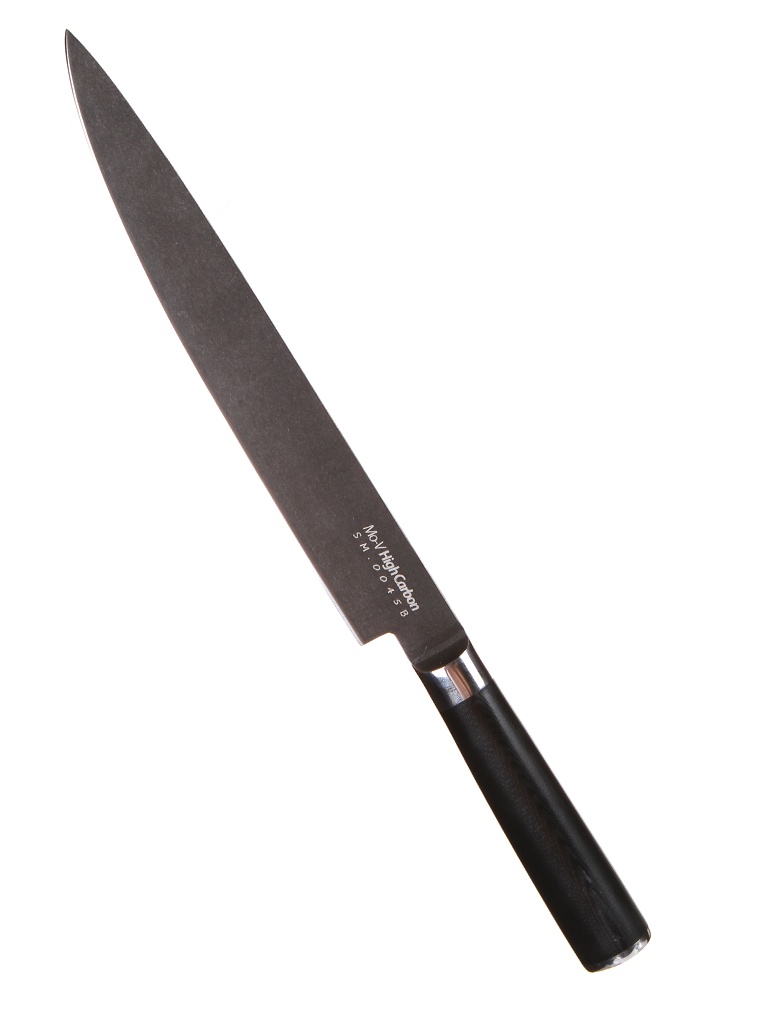 Нож Samura Mo-V Stonewash SM-0045B/K - длина лезвия 230mm нож samura mo v sm 0040 g 10 длина лезвия 180мм