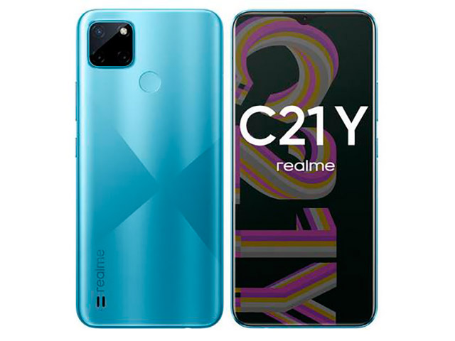 Сотовый телефон Realme C21Y 4/64Gb Cross Blue Выгодный набор + серт. 200Р!!!