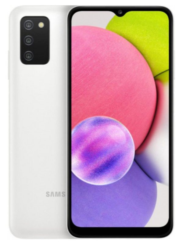 Сотовый телефон Samsung SM-A037F Galaxy A03s 4/64Gb White Выгодный набор + серт. 200Р!!!