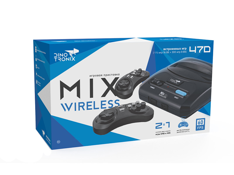 Zakazat.ru: Игровая приставка Dinotronix Mix Wireless ZD-01A 470 игр ConSkDn112