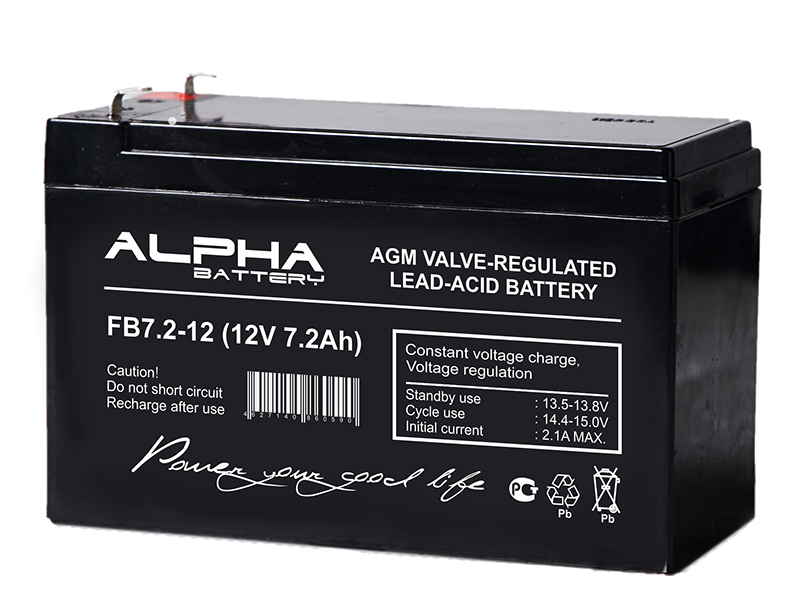Аккумулятор Alpha 12V 7.2Ah FB7.2-12