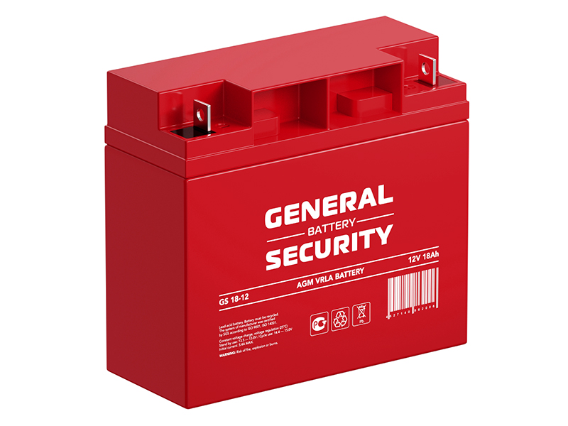 фото Аккумулятор general security 12v 18ah gs18-12