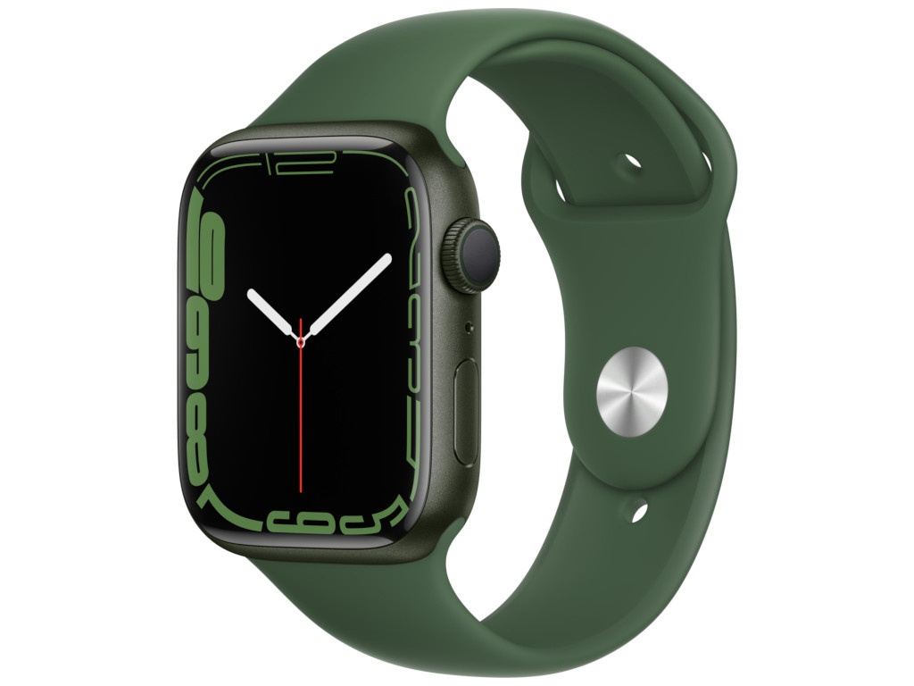 

Умные часы APPLE Watch Series 7 45mm Green Aluminium Case with Clover Sport Band MKN73RU/A, Apple Watch Series 7