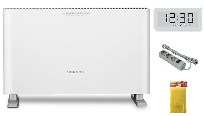 фото Конвектор xiaomi smartmi electric heater 1s wifi model white dnqznb05zm выгодный набор + серт. 200р!!!