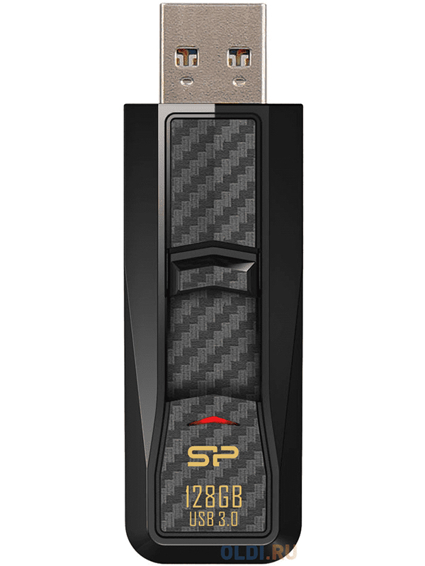 USB Flash Drive 128Gb - Silicon Power Blaze B50 USB 3.0 SP128GBUF3B50V1K usb flash goodram uts2 128gb