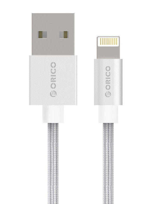 Аксессуар Orico USB - Lightning 1m Silver LTF-10-SV