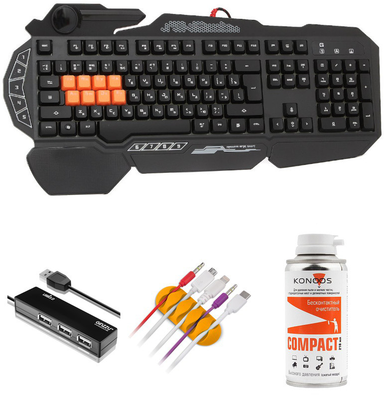Zakazat.ru: Клавиатура A4Tech Bloody B318 Black USB Выгодный набор + серт. 200Р!!!