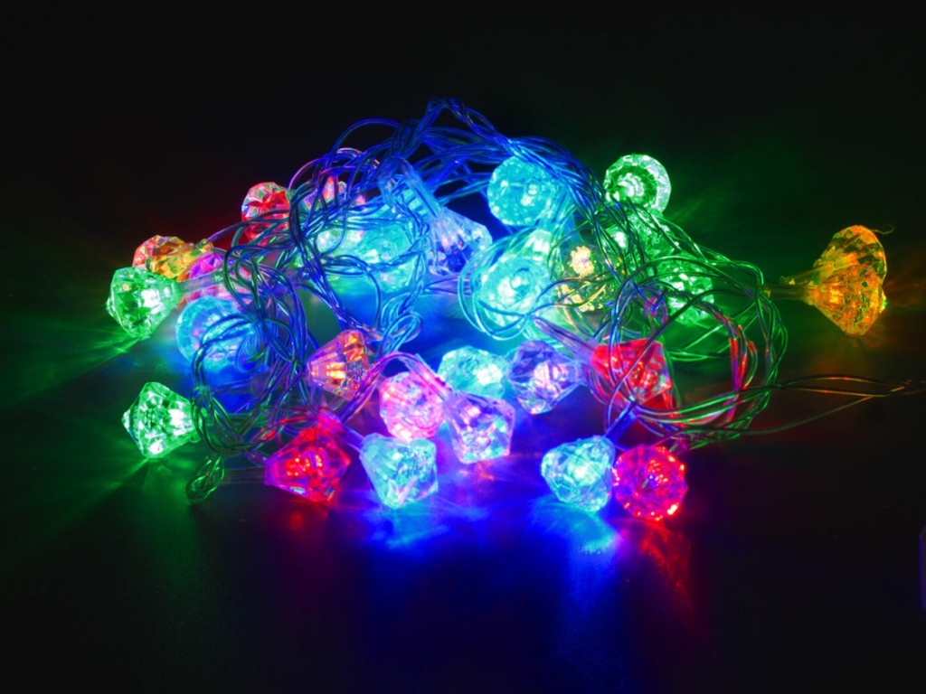 

Гирлянда Золотая сказка Бриллианты 30 ламп 3.0m Multicolor 591269, 591269