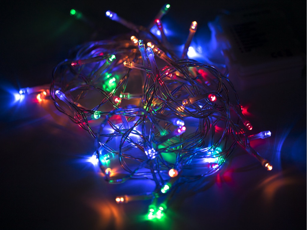 

Гирлянда Золотая сказка Нить 100 LED 8.0m IP44 Multicolor 591292, 591292