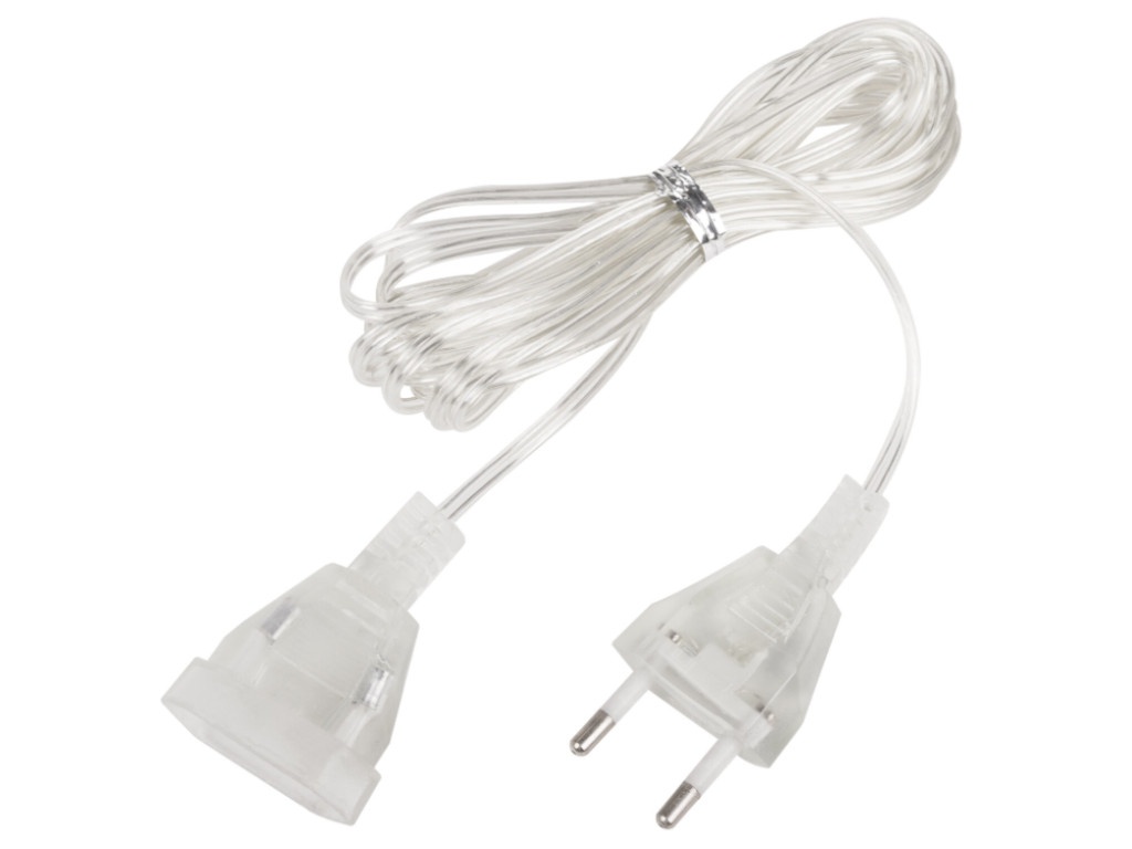 

Удлинитель для электрогирлянд Золотая сказка 3.0m Transparent Cord 591712, 591712