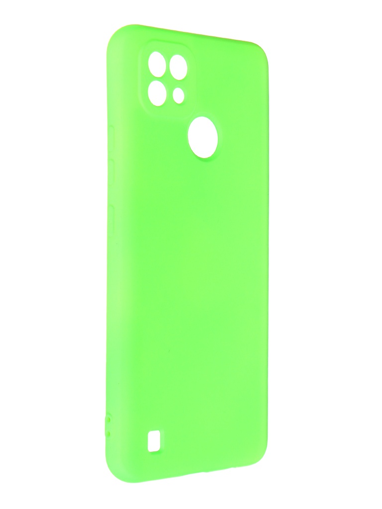 фото Чехол neypo для realme c21 silicone 2.0mm light green nsc46972