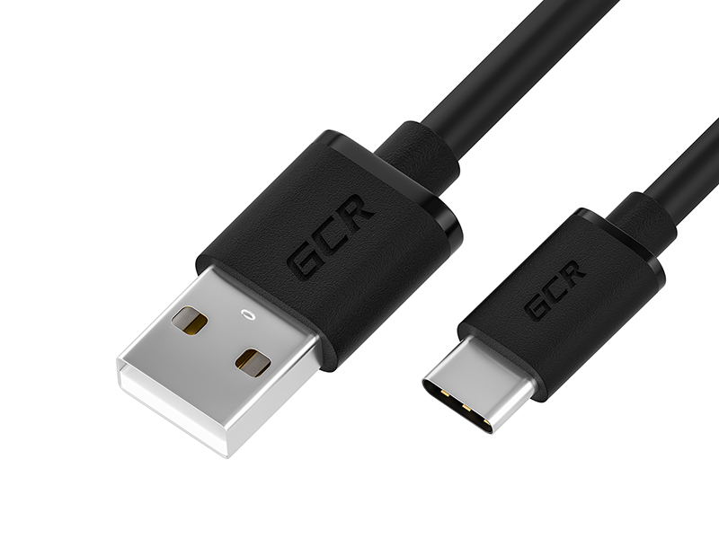 

Аксессуар GCR USB Type-C 1.0m Black GCR-53600, GCR-53600