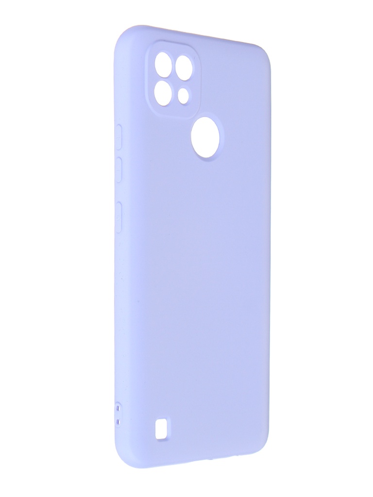 фото Чехол neypo для realme c21 silicone 2.0mm lilac nsc46974