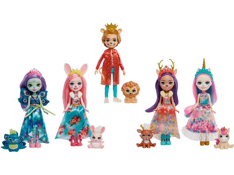 

Кукла Mattel Enchantimals Королевские друзья GYN58, Королевские друзья