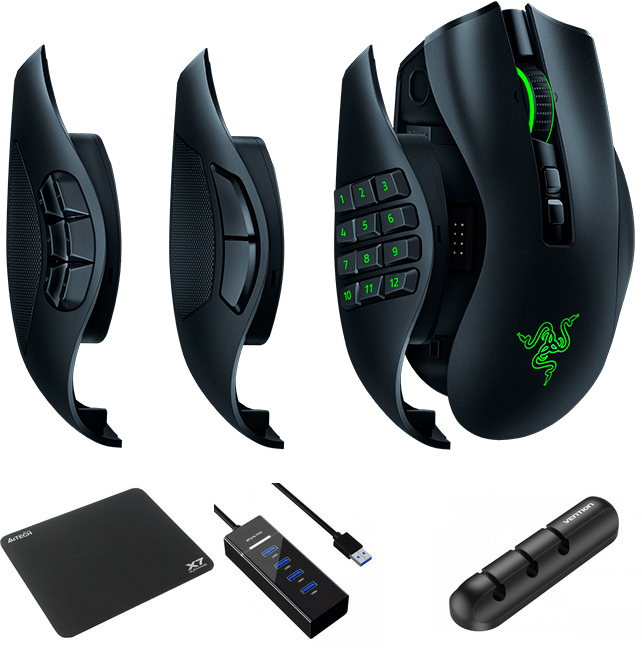 фото Мышь razer naga pro rz01-03420100-r3g1 выгодный набор + серт. 200р!!!