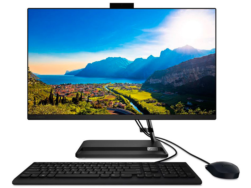 фото Моноблок lenovo ideacentre 3 27itl6 f0fw000urk (intel core i5-1135g7 2.4 ghz/8192mb/256gb ssd/dvd-rw/intel iris xe graphics/wi-fi/bluetooth/cam/27.0/1920x1080/no os)