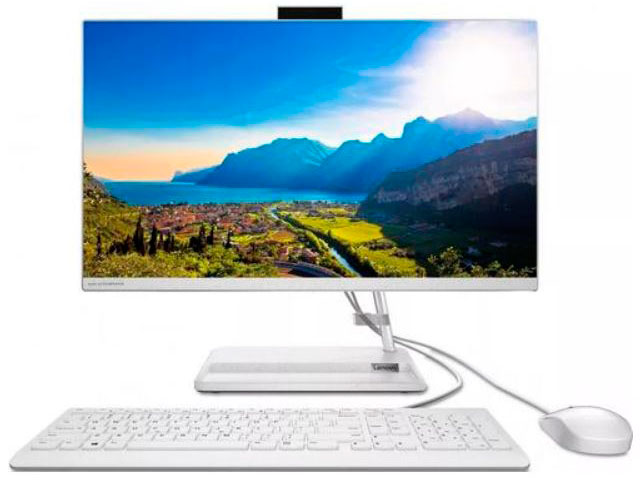 фото Моноблок lenovo ideacentre 3 24alc6 f0g1003jrk (amd ryzen 5 5500u 2.1 ghz/8192mb/256gb ssd/dvd-rw/amd radeon graphics/wi-fi/bluetooth/cam/23.8/1920x1080/dos)