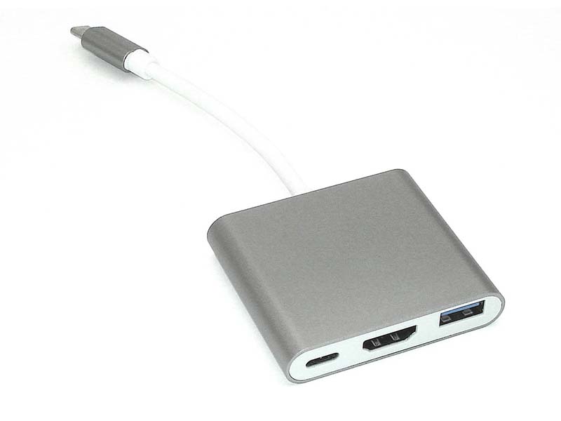   Vbparts  APPLE MacBook Type-C - USB/HDMI/Type-C Grey 075337