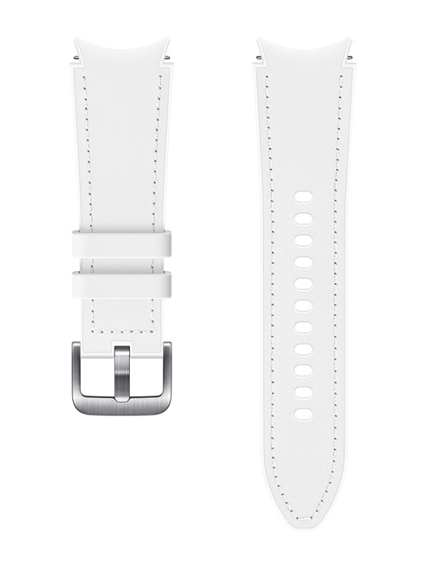 Аксессуар Ремешок для Samsung Galaxy Watch 4 Classic / Watch 4 Hybrid Leather S/M White ET-SHR88SWEGRU