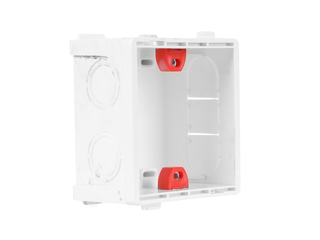 Монтажная коробка Aqara A01-86 для выключателей 86x84x50mm White подарочная коробка white завальцованная без окна 18х18 см