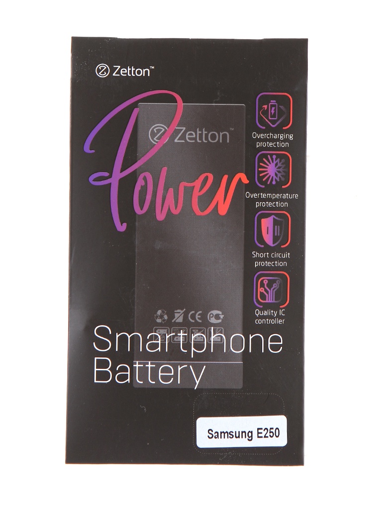 Аккумулятор Zetton для Samsung Galaxy E250 800mAh ZTBATAB463446BU