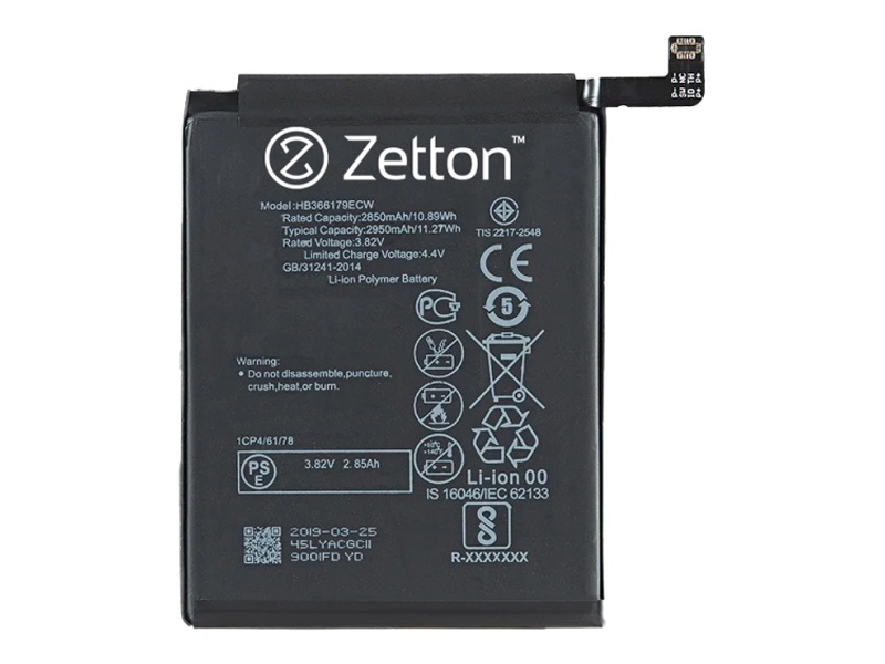 Аккумулятор Zetton для Huawei Nova 2 2950mAh ZTNBATHB366179ECW