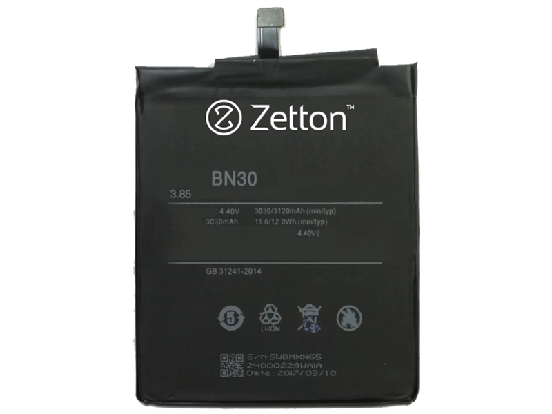 Аккумулятор Zetton для Xiaomi Redmi 4A 3120mAh ZTNBATRMIBN30