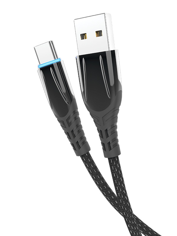 

Аксессуар Olmio SmartLED USB 2.0 - Type-C 1.2m 2.1A 41629, 41629