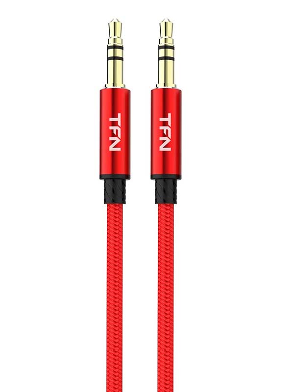 Аксессуар TFN AUX 3.5 Jack/M - 3.5 Jack/M 1.0m Red-Black TFN-CAUX1MRD