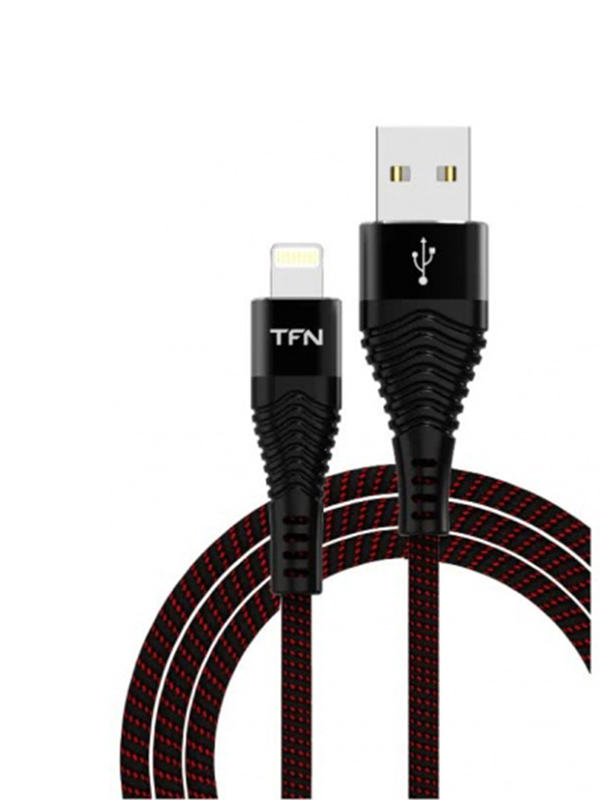Аксессуар TFN Forza USB - Lightning 1m Black TFN-CMFLIGA1MNLBK