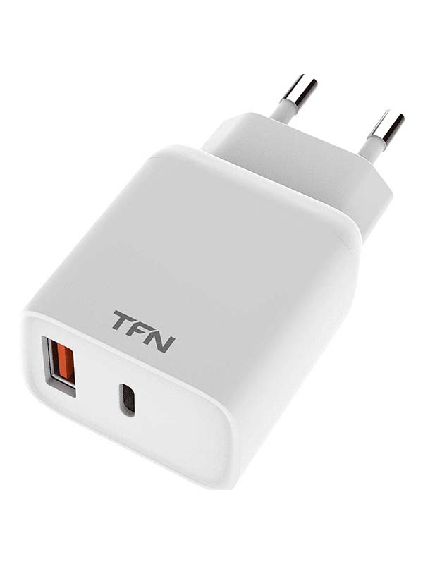 фото Зарядное устройство tfn rapid qc3.0+pd3.0 18w white tfn-wcrpd18wqcpdwh