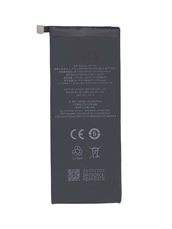 фото Аккумулятор vbparts для meizu m792c / pro 7 3000mah 3.85v 062150