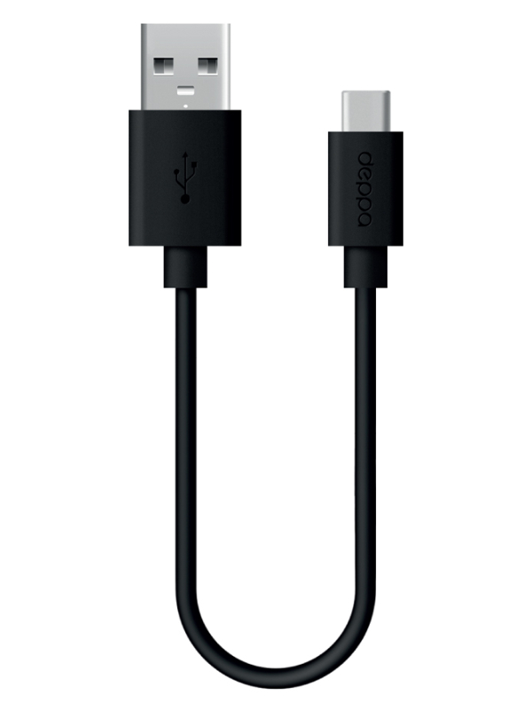 Аксессуар Deppa USB - Type-C 1.2m Black 72301