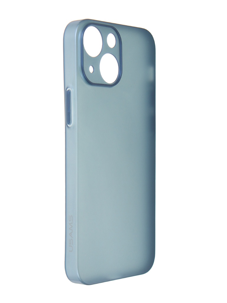 фото Чехол usams для apple iphone 13 mini us-bh776 ultra-thin matte blue ip13qr03