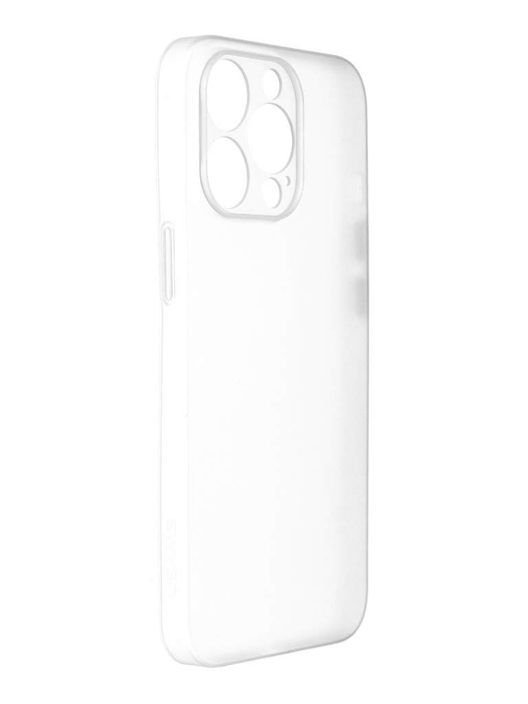 фото Чехол usams для apple iphone 13 pro us-bh778 ultra-thin matte white ip13ppqr04