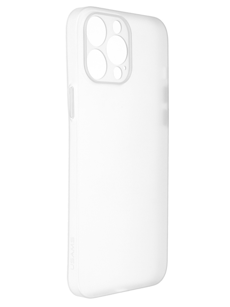 фото Чехол usams для apple iphone 13 pro max us-bh779 ultra-thin matte white ip13pmqr04