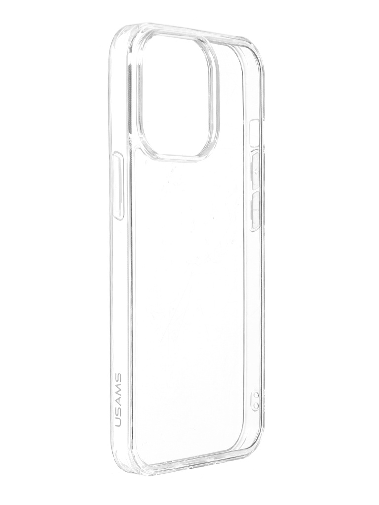 фото Чехол usams для apple iphone 13 pro us-bh762 glass-silicone transparent ут000028107