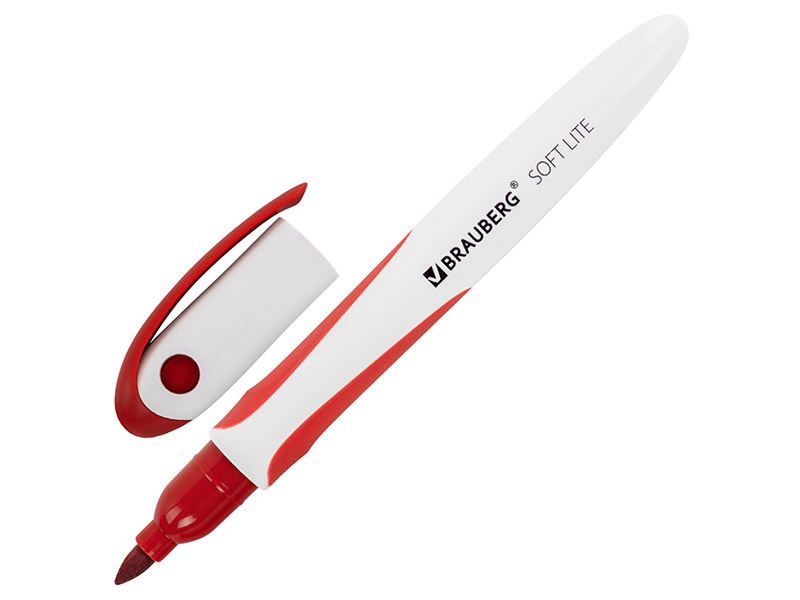 

Маркер Brauberg Soft Lite 3mm Red 152104, Soft Lite