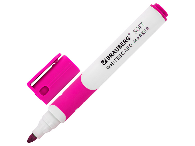 

Маркер Brauberg Soft 5mm Pink 152110, Soft