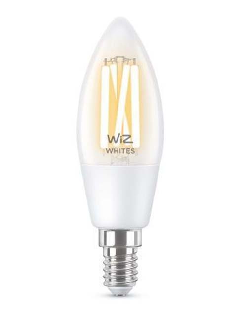 Лампочка Wiz C35 E14 4.9W 220-240V 2700-6500K 470Lm Wi-Fi 929003017601 за 1111.00 руб.