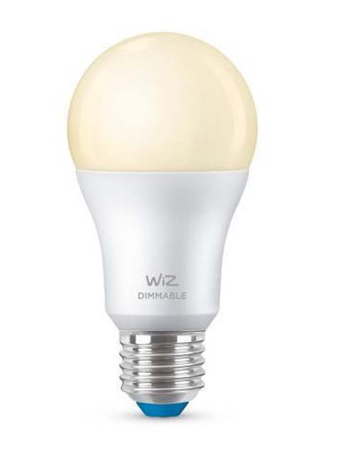 Лампочка Wiz A60 E27 8W 220-240V 2700K 806Lm Wi-Fi 929002450202 за 794.00 руб.