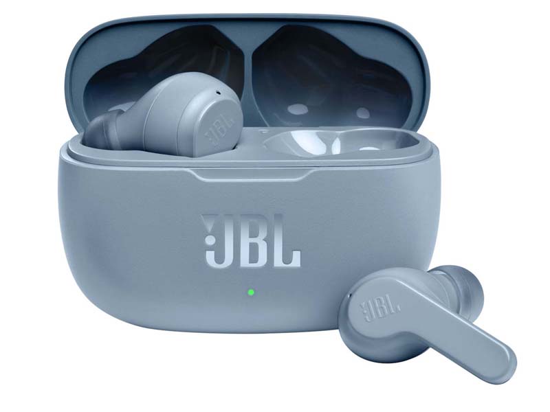 фото Наушники jbl wave 200tws blue