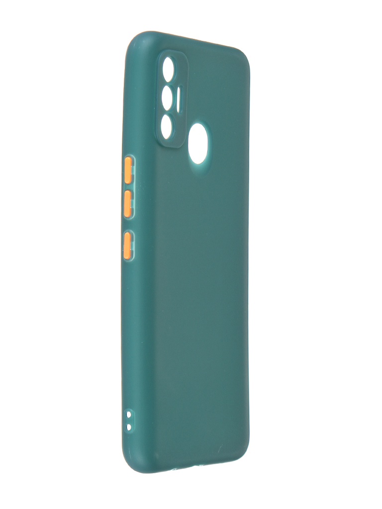 фото Чехол neypo для tecno spark 7 soft matte dark green nst47471