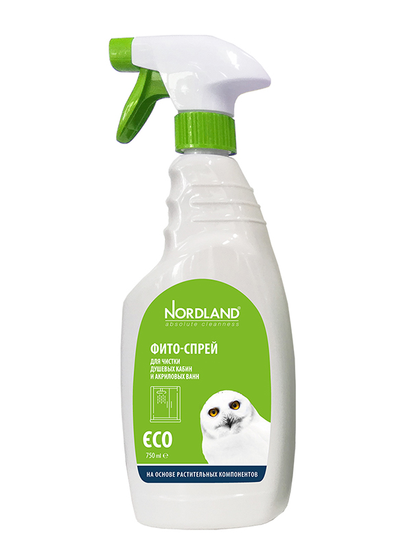 

Фито-спрей Nordland для чистки душевых кабин и акриловых ванн 750ml 393637, 393637